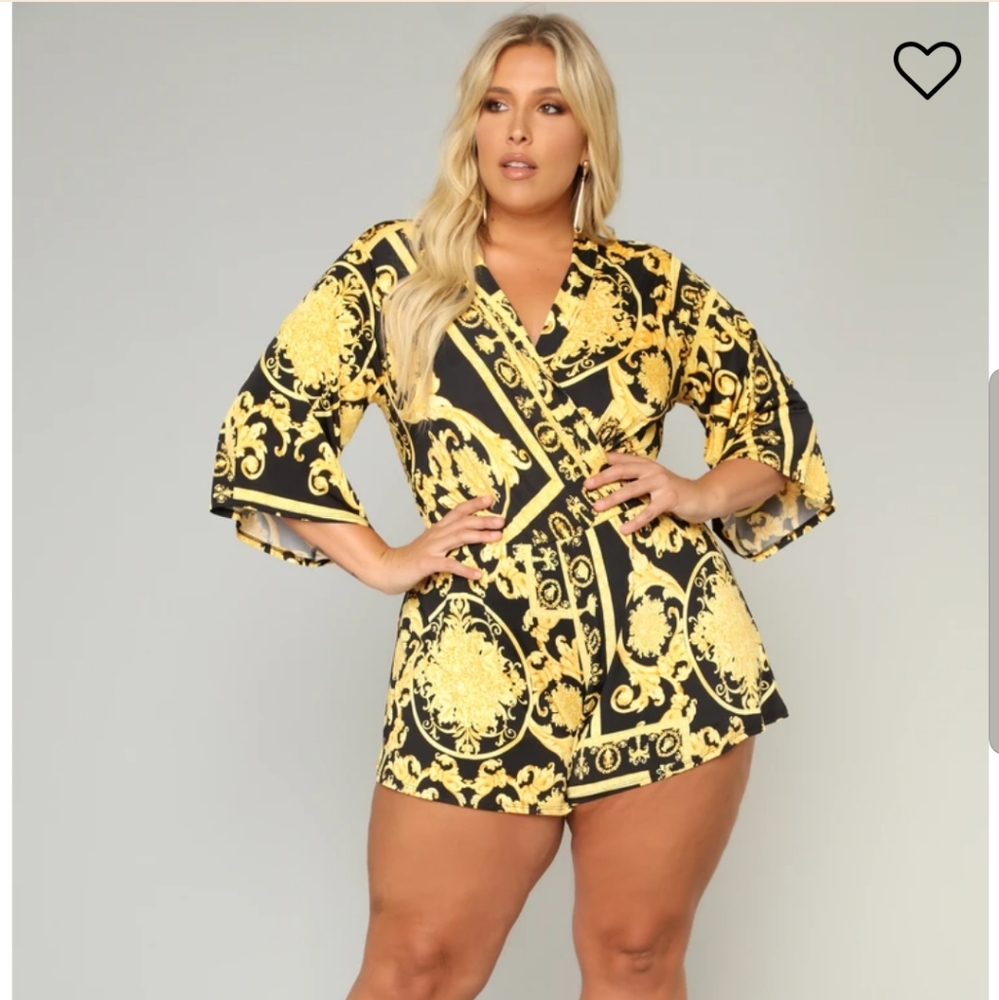 Versace Print Romper